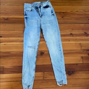 Zara light washed jeans
